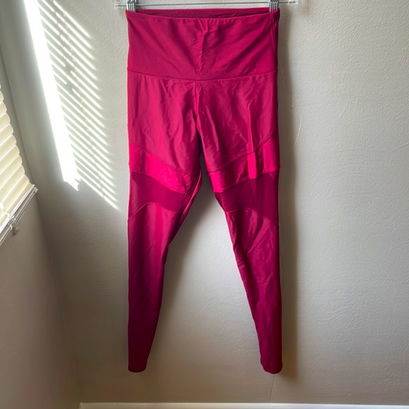 Onzie Flow fuscia shine leggings - Picture 1 of 3